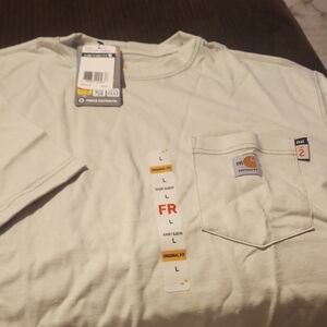 Mens CARHARTT FR  short Sleeve Work T Shirt Size L